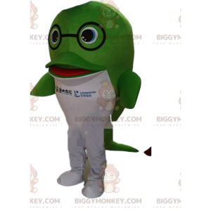 Costume da mascotte delfino BIGGYMONKEY™, costume da pesce