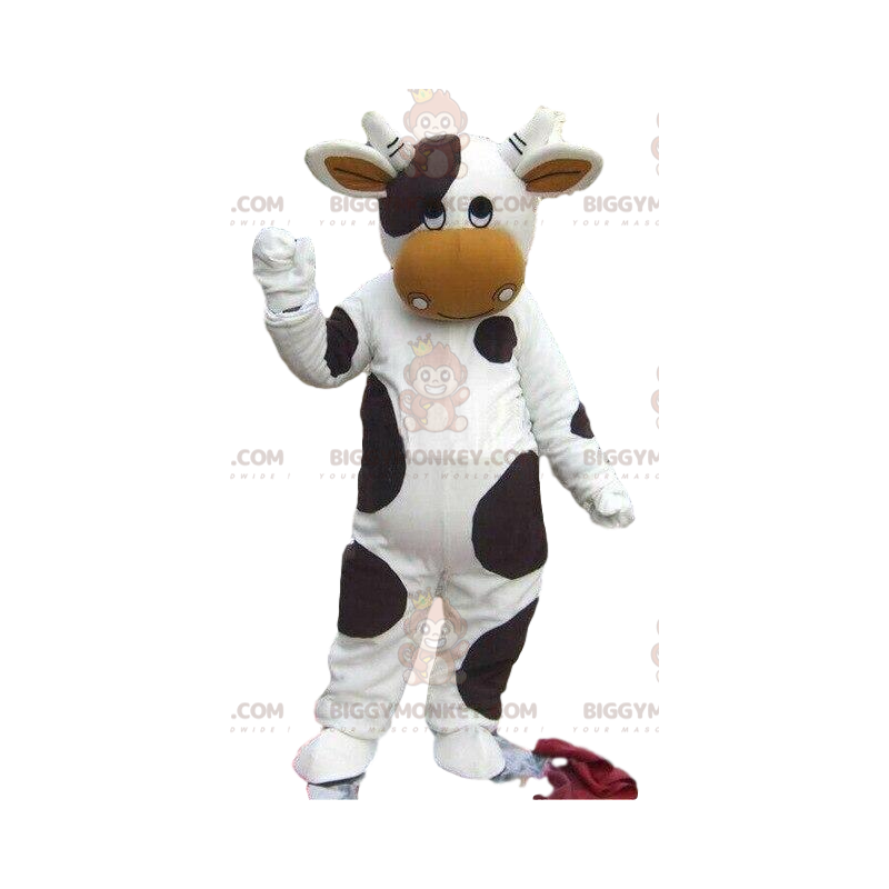 Costume de vache, Costume de mascotte BIGGYMONKEY™ de la ferme