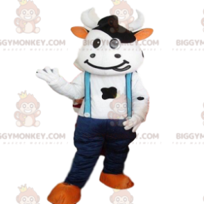 Déguisement de vache, Costume de mascotte BIGGYMONKEY™ de la