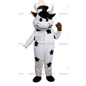 Costume da mascotte da mucca BIGGYMONKEY™, costume da mucca