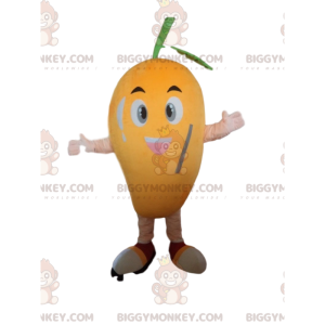 Mango BIGGYMONKEY™ maskotdräkt, fruktdräkt, exotisk fruktdräkt