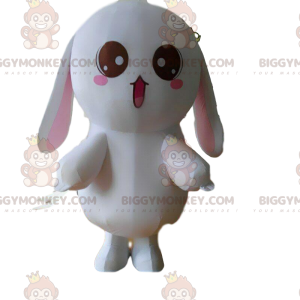 Bunny BIGGYMONKEY™ maskotdräkt, plysch kaninkostym, jättekanin