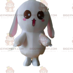 Bunny BIGGYMONKEY™ mascot costume, plush bunny costume, giant