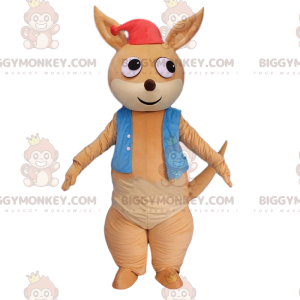 Fantasia de mascote Kangaroo BIGGYMONKEY™, fantasia de canguru