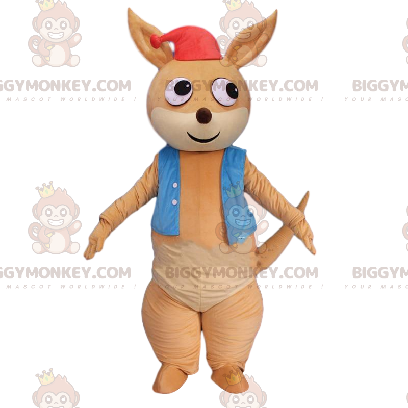 Disfraz de mascota canguro BIGGYMONKEY™, disfraz de canguro