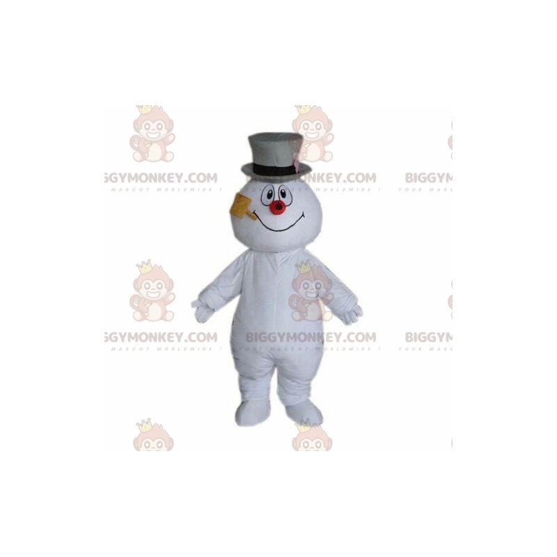 Costume de mascotte BIGGYMONKEY™ de bonhomme de neige, costume