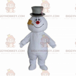 Costume de mascotte BIGGYMONKEY™ de bonhomme de neige, costume