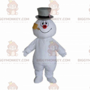 Snowman BIGGYMONKEY™ mascot costume, mountain costume