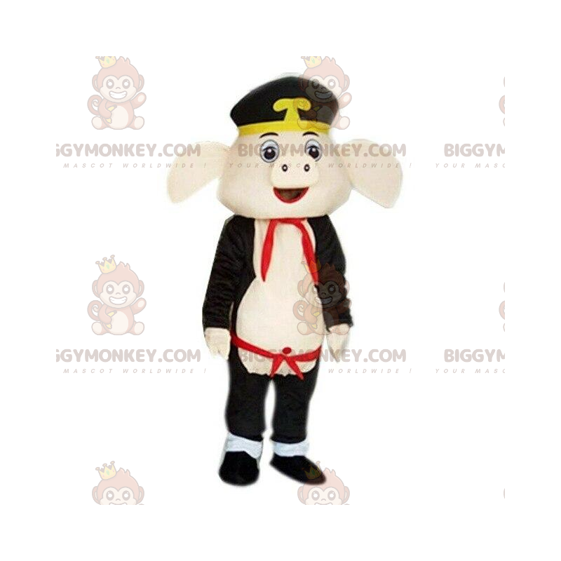 Pig BIGGYMONKEY™ mascot costume, pig costume, farmhouse fancy