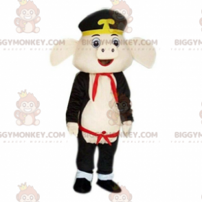 Schwein BIGGYMONKEY™ Maskottchenkostüm, Schweinekostüm