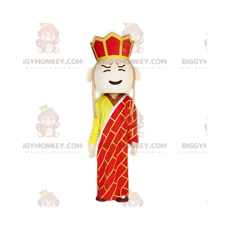 Disfraz de mascota King BIGGYMONKEY™, personaje festivo y