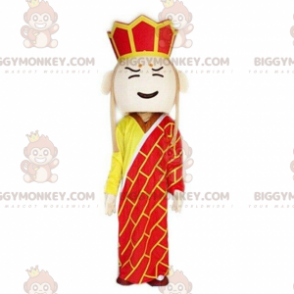 Costume de mascotte BIGGYMONKEY™ de roi, de personnage festif