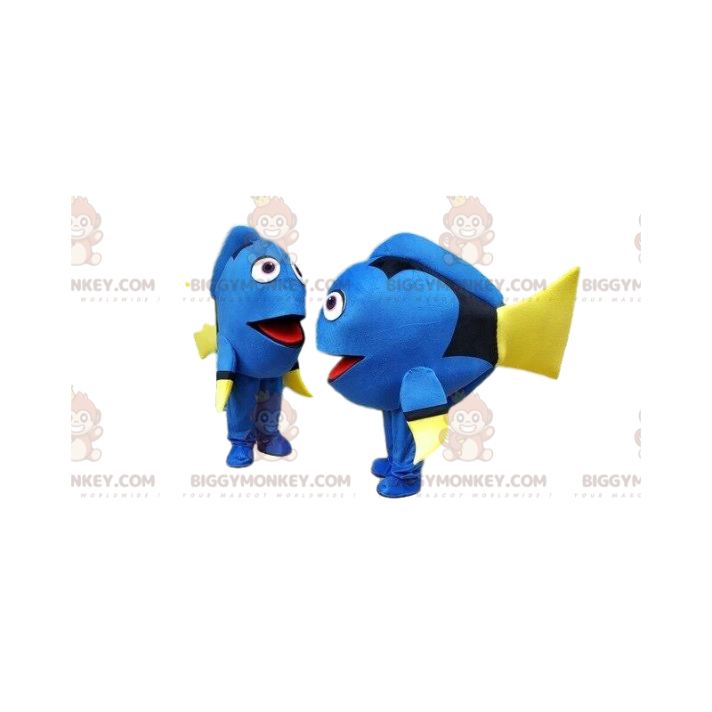 BIGGYMONKEY™ maskotdräkt av Dory, den berömda havsfisken i