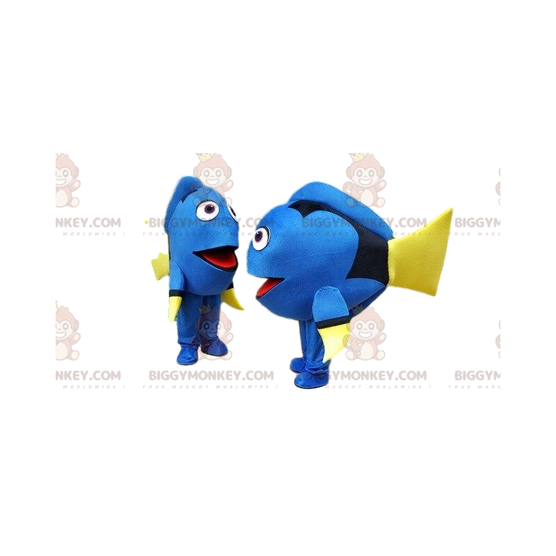 Costume de mascotte BIGGYMONKEY™ de Dory, poisson marin dans le