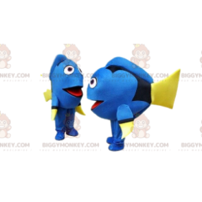 BIGGYMONKEY™ mascot costume of Dory, the famous sea fish in the