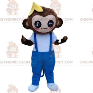 Costume da mascotte scimmia BIGGYMONKEY™, costume da banana