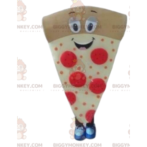 Costume de mascotte BIGGYMONKEY™ de part de pizza, costume