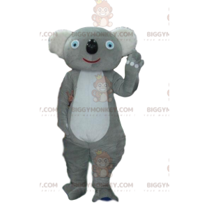 Costume de mascotte BIGGYMONKEY™ de koala gris, costume