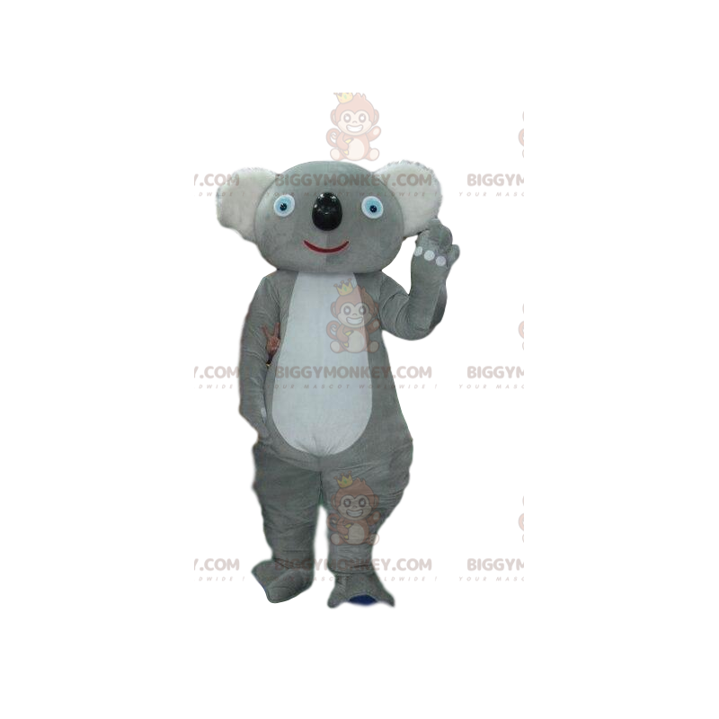 Traje de mascota BIGGYMONKEY™ de koala gris, traje de