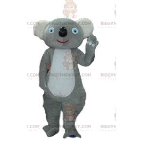 BIGGYMONKEY™ mascottekostuum van grijze koala, kostuum