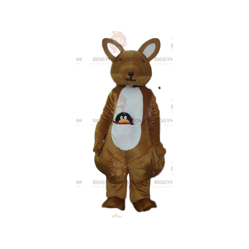 Costume da mascotte canguro BIGGYMONKEY™, costume da canguro