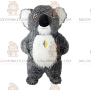 BIGGYMONKEY™ mascottekostuum van grijze koala, kostuum