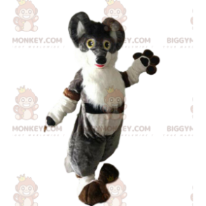 Fox BIGGYMONKEY™ mascot costume, fox costume, dog fancy dress –