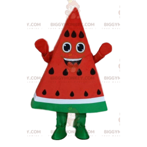 Watermeloen BIGGYMONKEY™ mascottekostuum, stuk watermeloen