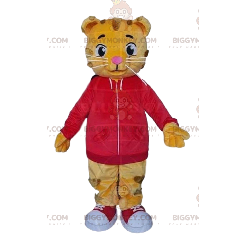 Costume da mascotte tigre BIGGYMONKEY™, costume da cucciolo di