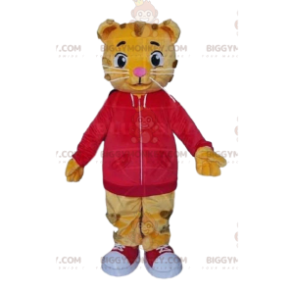 Baby tiger BIGGYMONKEY™ maskotdräkt, lejonungedräkt, kattdräkt