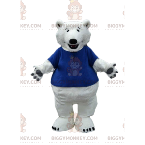 Costume da mascotte orso polare BIGGYMONKEY™, costume da orso
