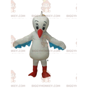 Disfraz de mascota Pelican BIGGYMONKEY™, disfraz de pájaro