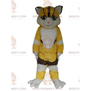 Fox BIGGYMONKEY™ mascot costume, cat costume, feline fancy