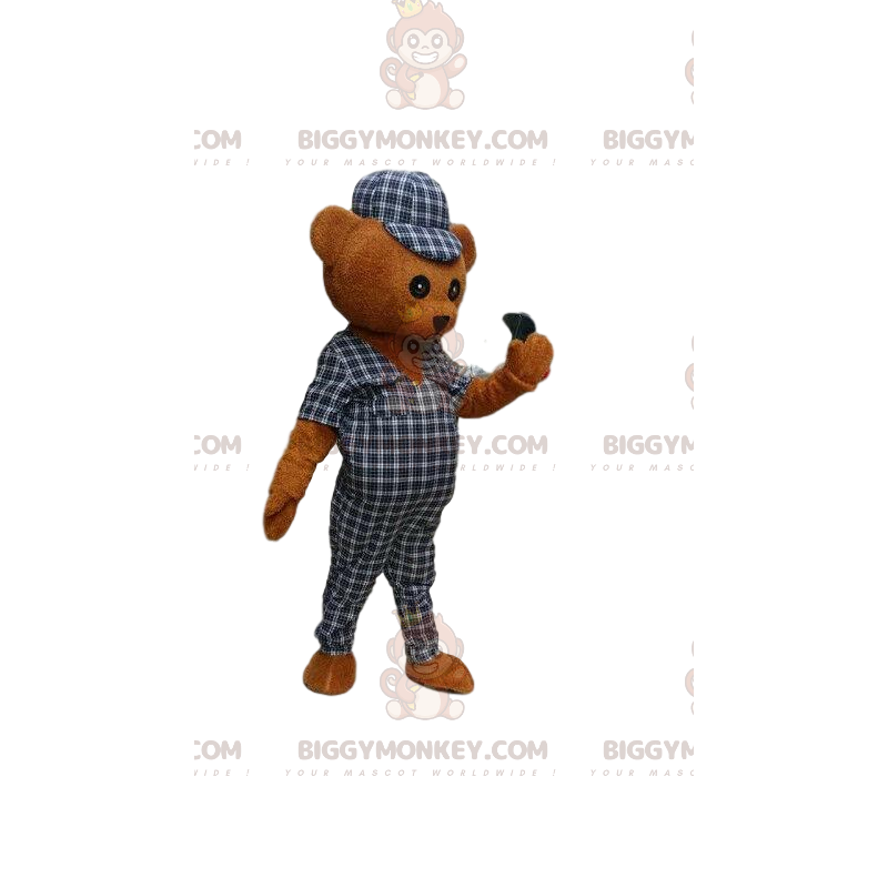 Traje de mascote de ursinho de pelúcia BIGGYMONKEY™, traje de