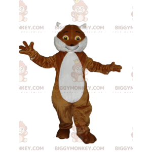 Fox BIGGYMONKEY™ maskottiasu, koiraasu, metsäinen naamiaismekko