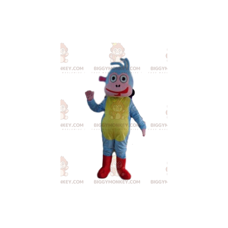 BIGGYMONKEY™ maskotdräkt av Babouche, Doras berömda färgglada