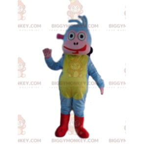 Traje de mascote BIGGYMONKEY™ de Babouche, o famoso e colorido