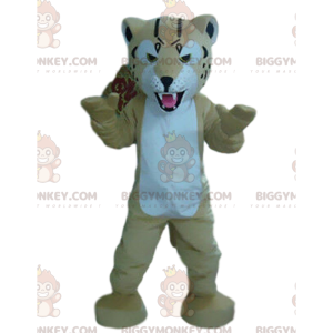Tiger BIGGYMONKEY™ maskotkostume, kattekostume, kæmpe cougar