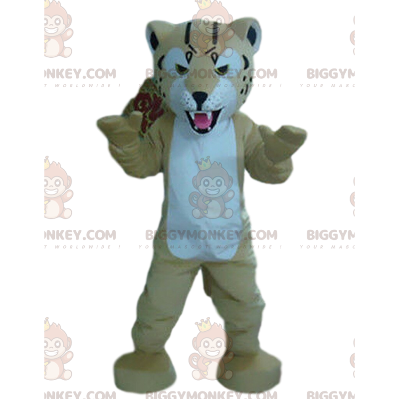 Costume de mascotte BIGGYMONKEY™ de tigre, costume de félin