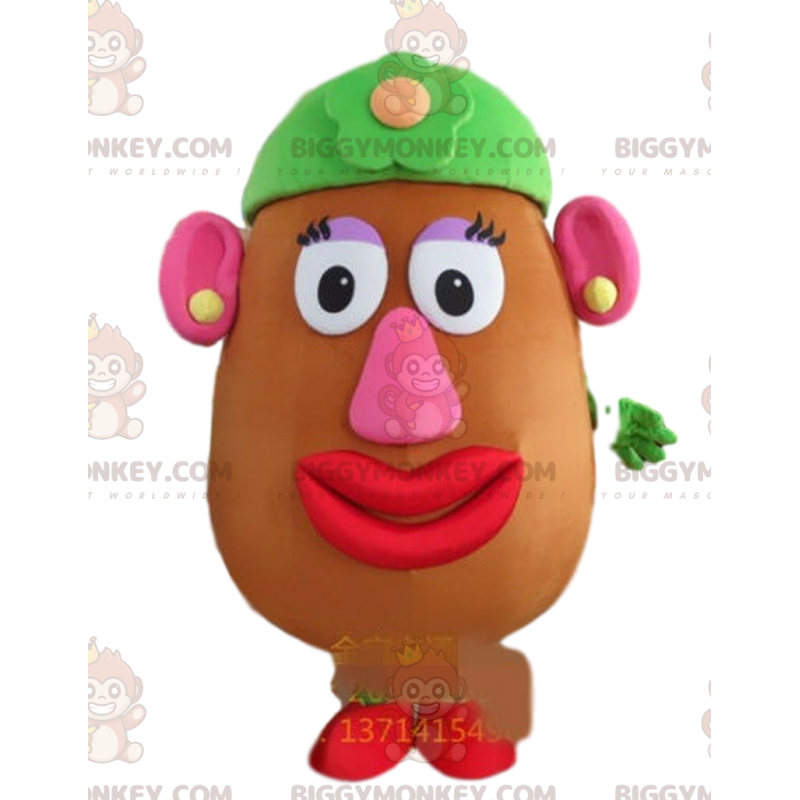 BIGGYMONKEY™ maskotdräkt av Mrs. Potato Head, känd karaktär i