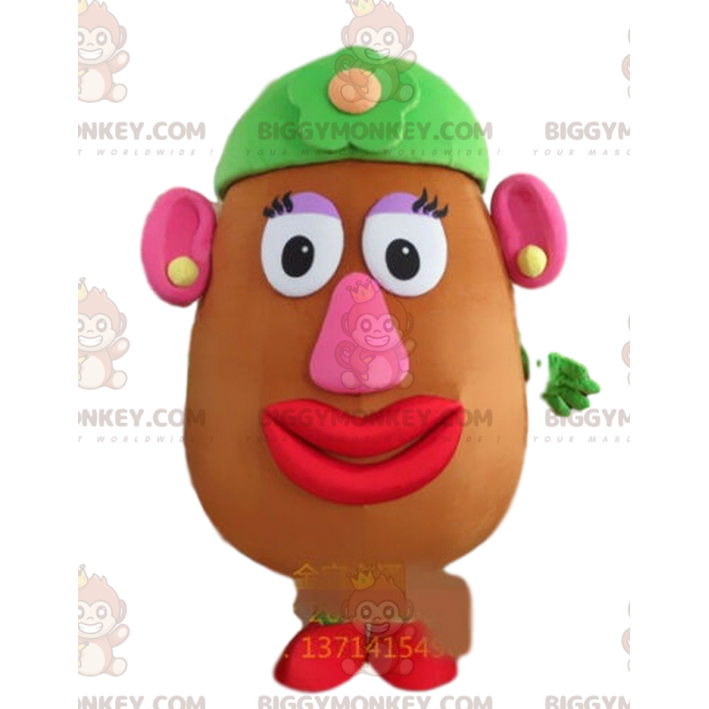 BIGGYMONKEY™ maskotkostume af Mrs. Potato Head, berømt karakter