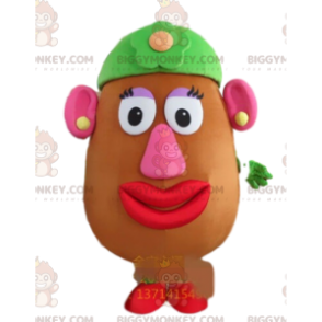 BIGGYMONKEY™-mascottekostuum van mevrouw Potato Head, beroemd