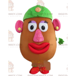 BIGGYMONKEY™ Maskottchenkostüm von Mrs. Potato Head, einer