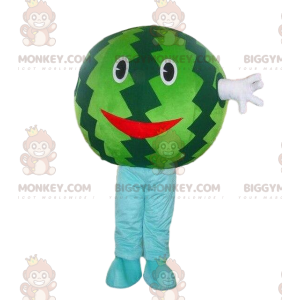 Vandmelon BIGGYMONKEY™ maskotkostume, melonkostume