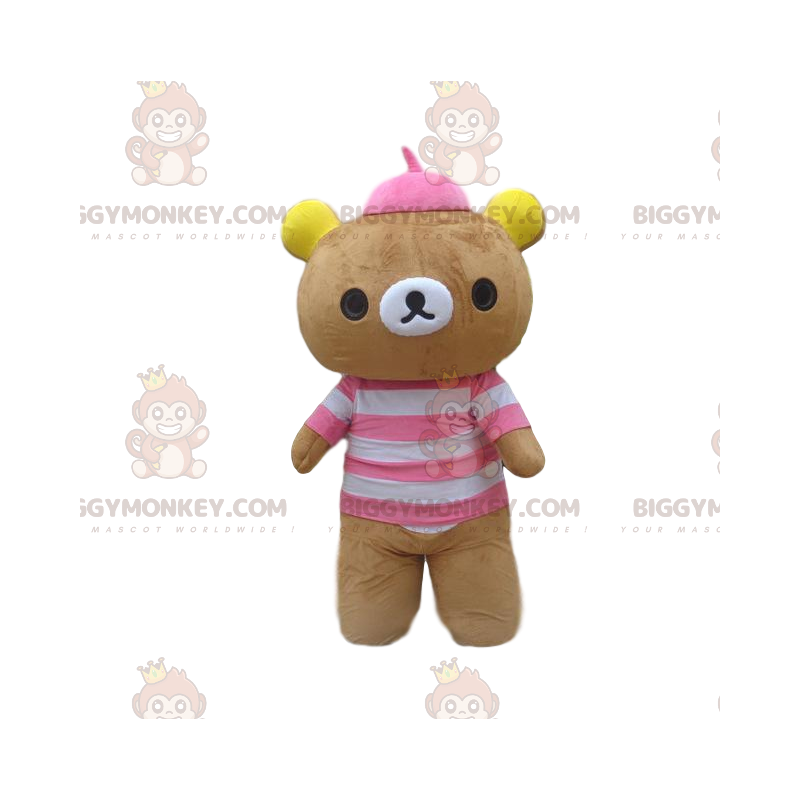 Teddybeer BIGGYMONKEY™ mascottekostuum, berenkostuum