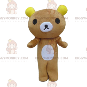 Traje de mascote Teddy BIGGYMONKEY™, fantasia de urso, ursinho