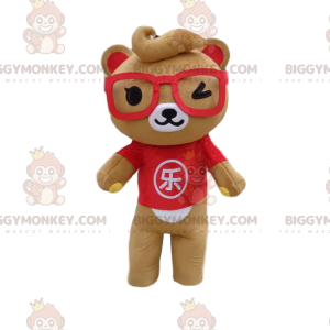 Teddy BIGGYMONKEY™ mascot costume, bear costume, flirty teddy –