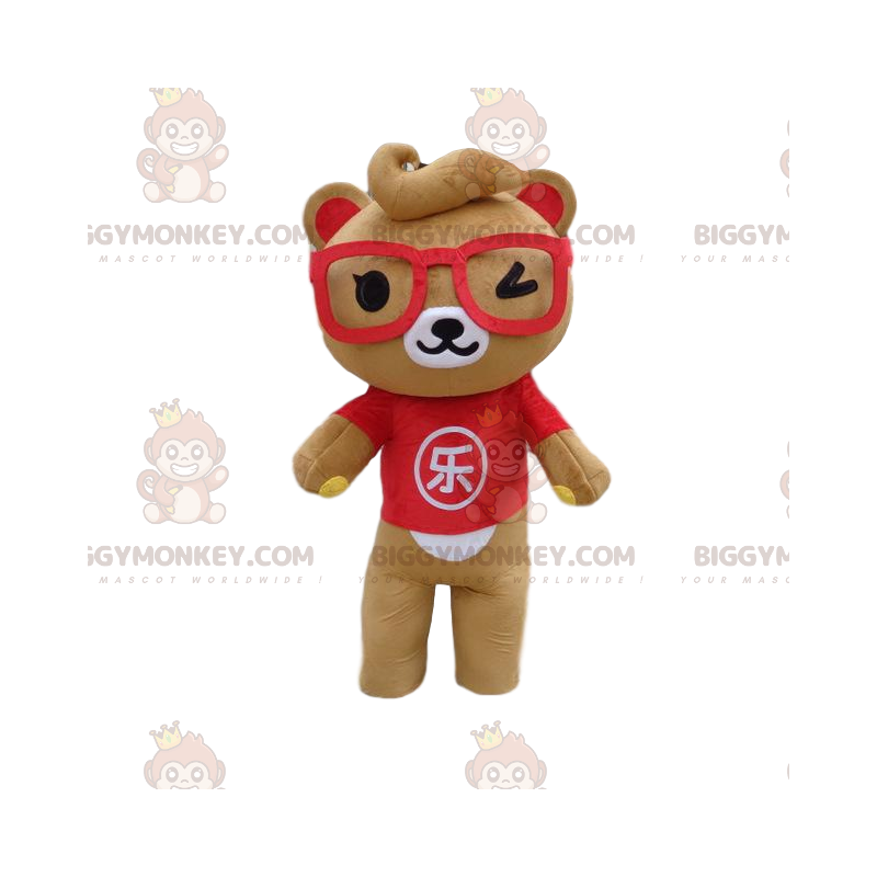 Disfraz de mascota Teddy BIGGYMONKEY™, disfraz de oso, peluche