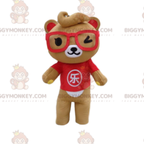 Disfraz de mascota Teddy BIGGYMONKEY™, disfraz de oso, peluche