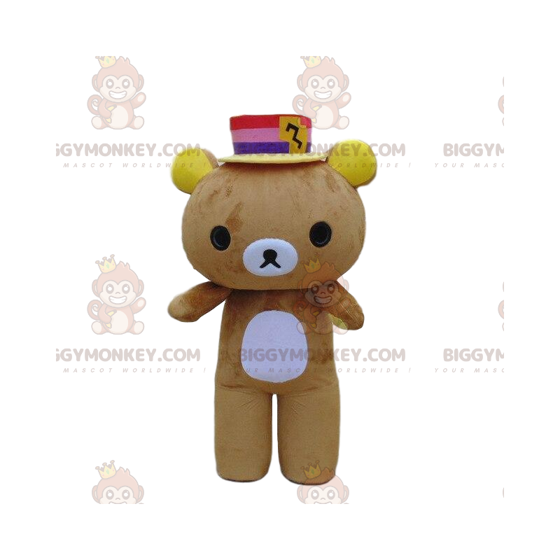 Traje de mascote Teddy BIGGYMONKEY™, fantasia de urso, ursinho